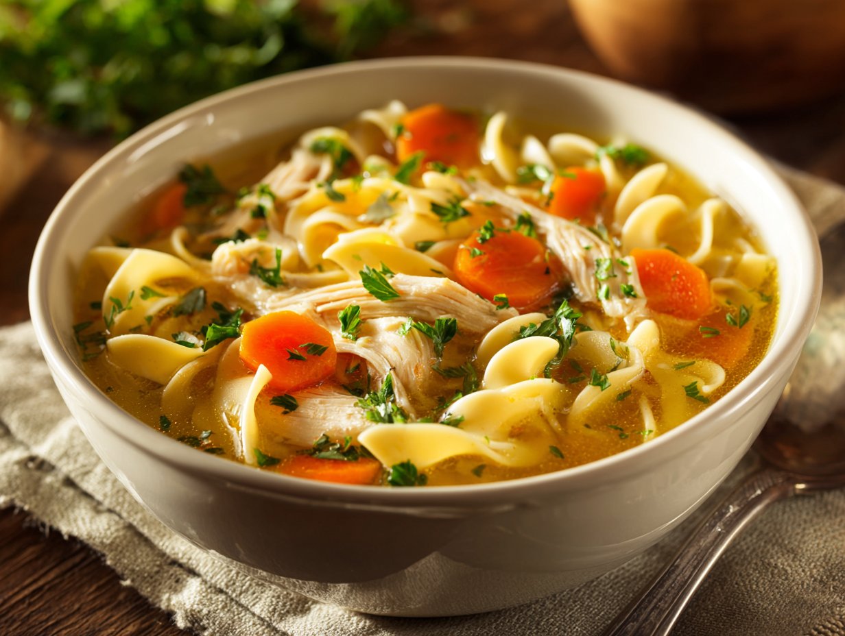 Creamy Chicken Noodle Soup