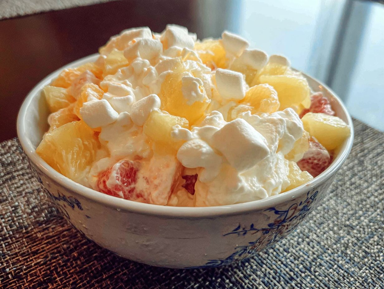 Creamy Hawaiian Fruit Salad Recipe