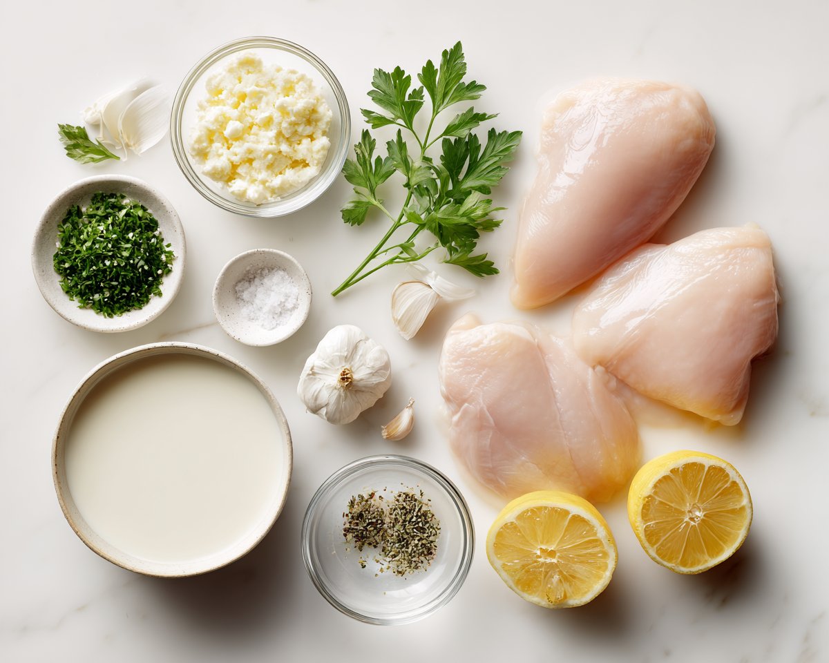 Slow Cooker Creamy Lemon Chicken