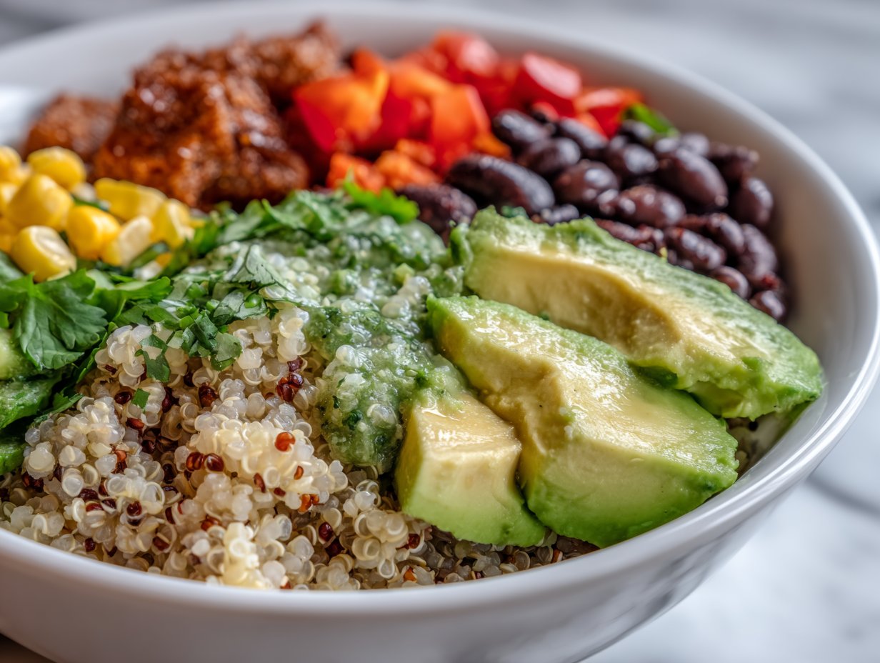 Avocado Quinoa Salad Bowl