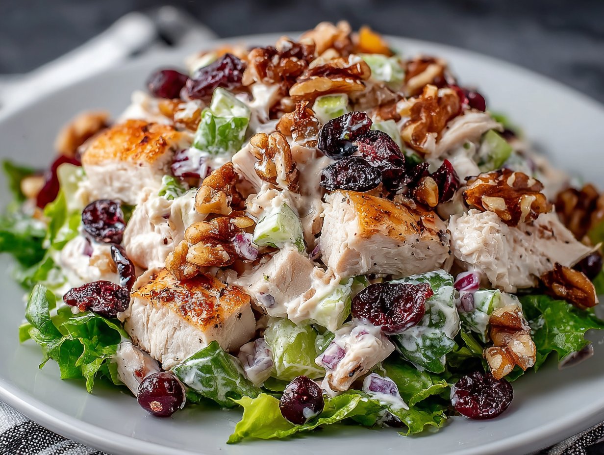Amazing 10-Minute Cranberry Chicken Salad Recipe