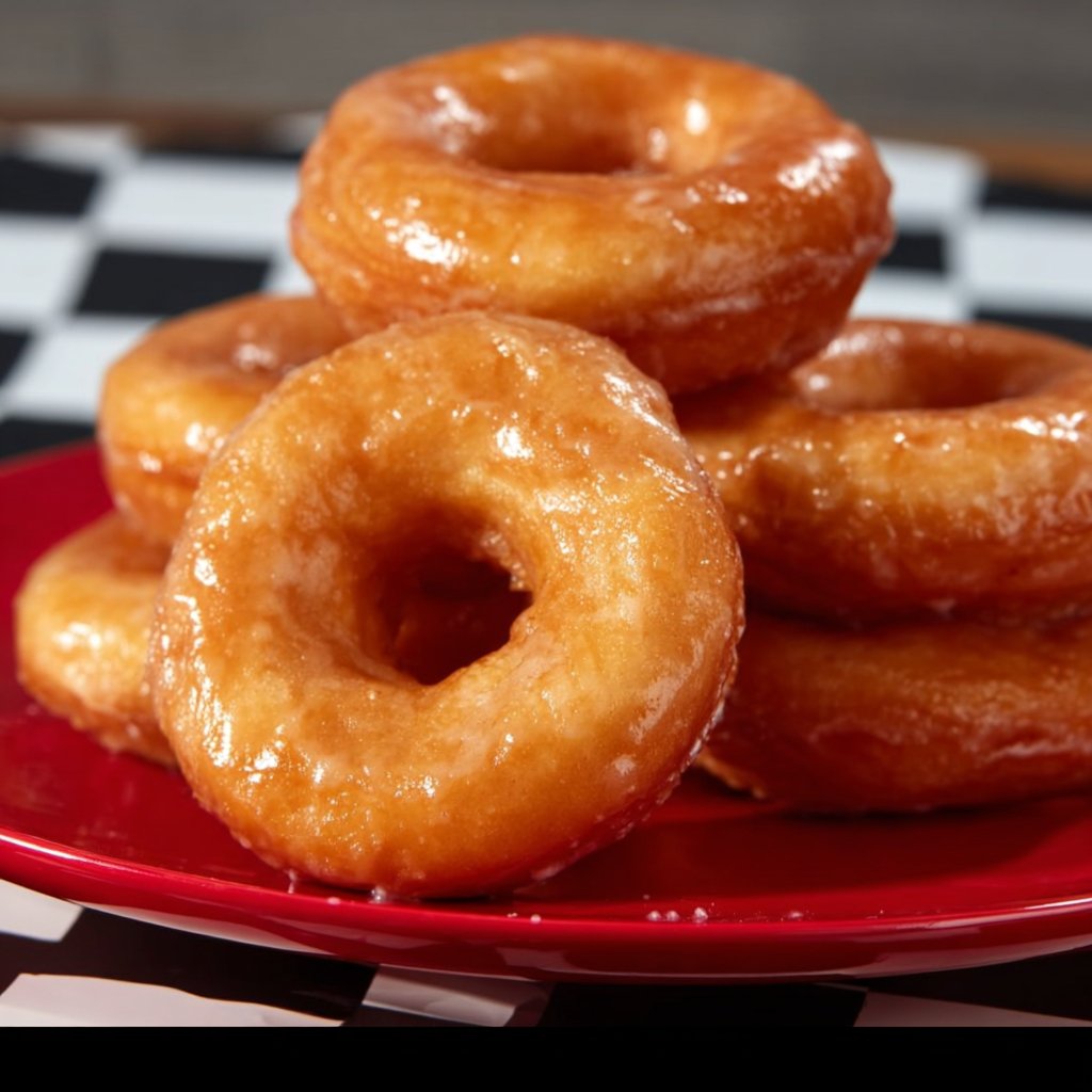 Canned Biscuit Glazed Donuts