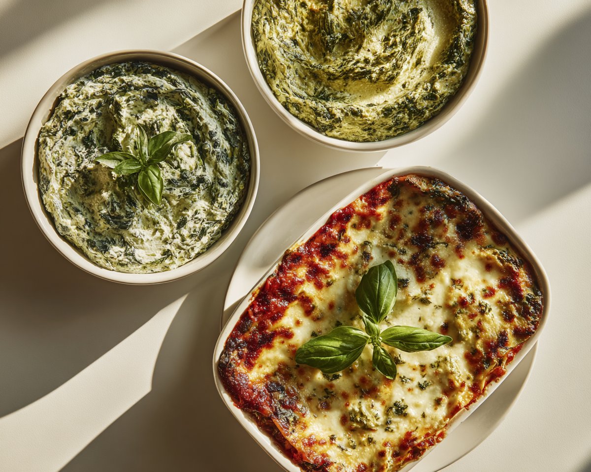 Vegetarian Spinach Ricotta Lasagna