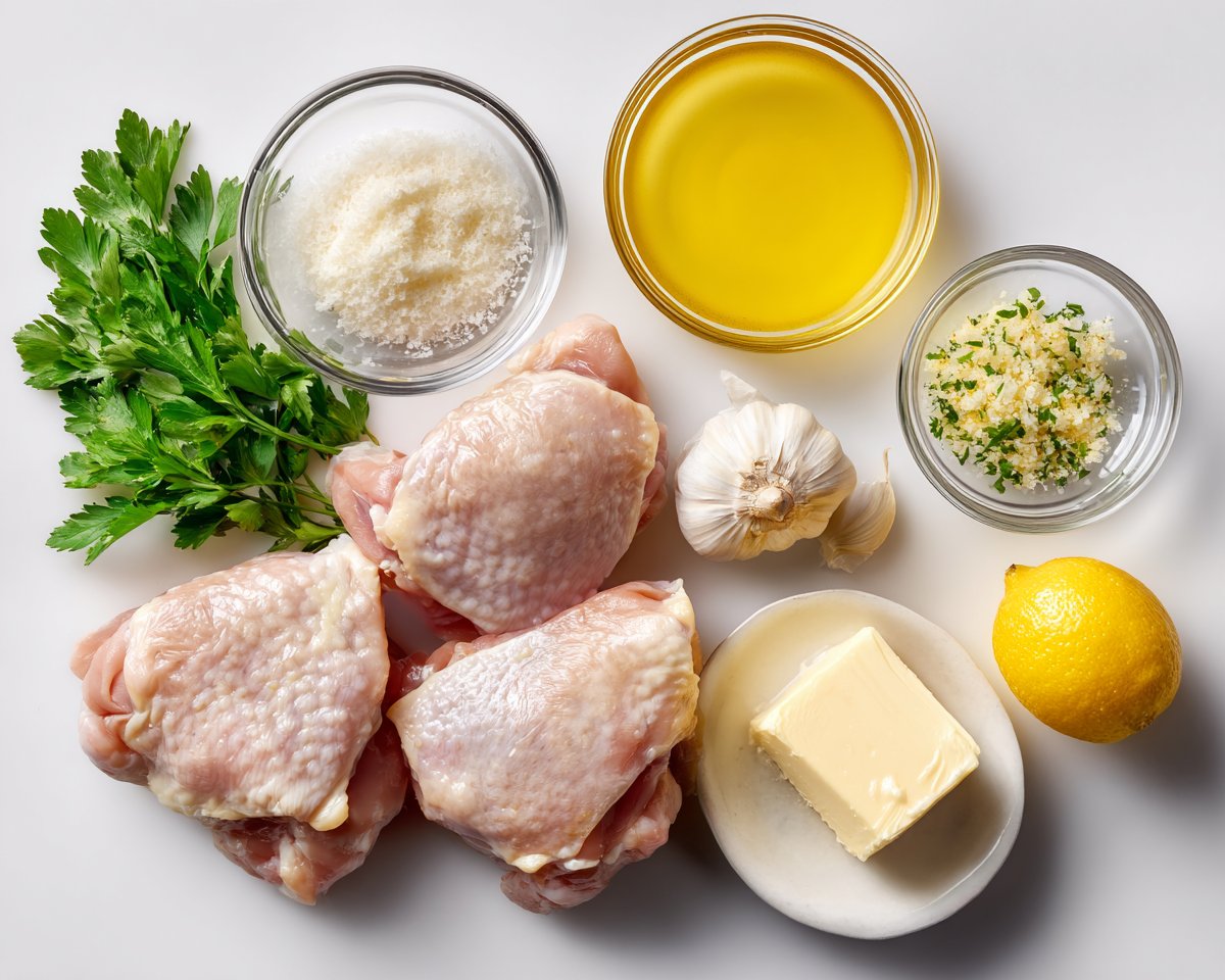 Crock Pot Chicken Thighs with Lemon Garlic Butter