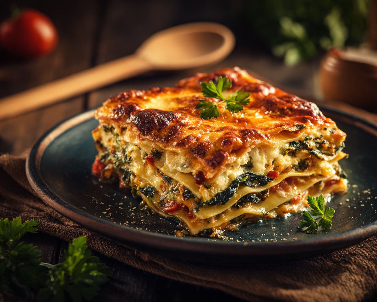 Vegetarian Garden Vegetable Lasagna Recipe