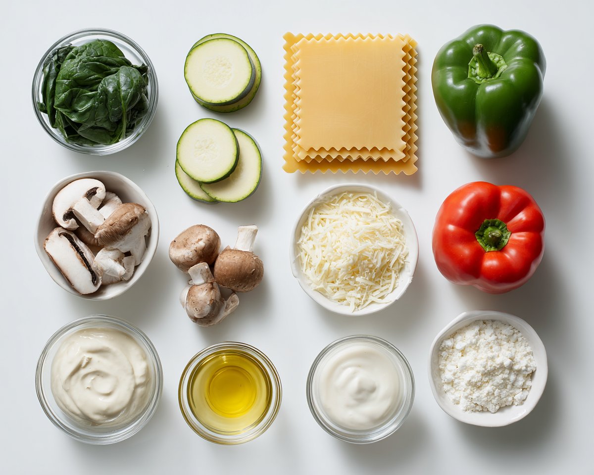 Vegetarian Vegetable Lasagna with Béchamel Sauce