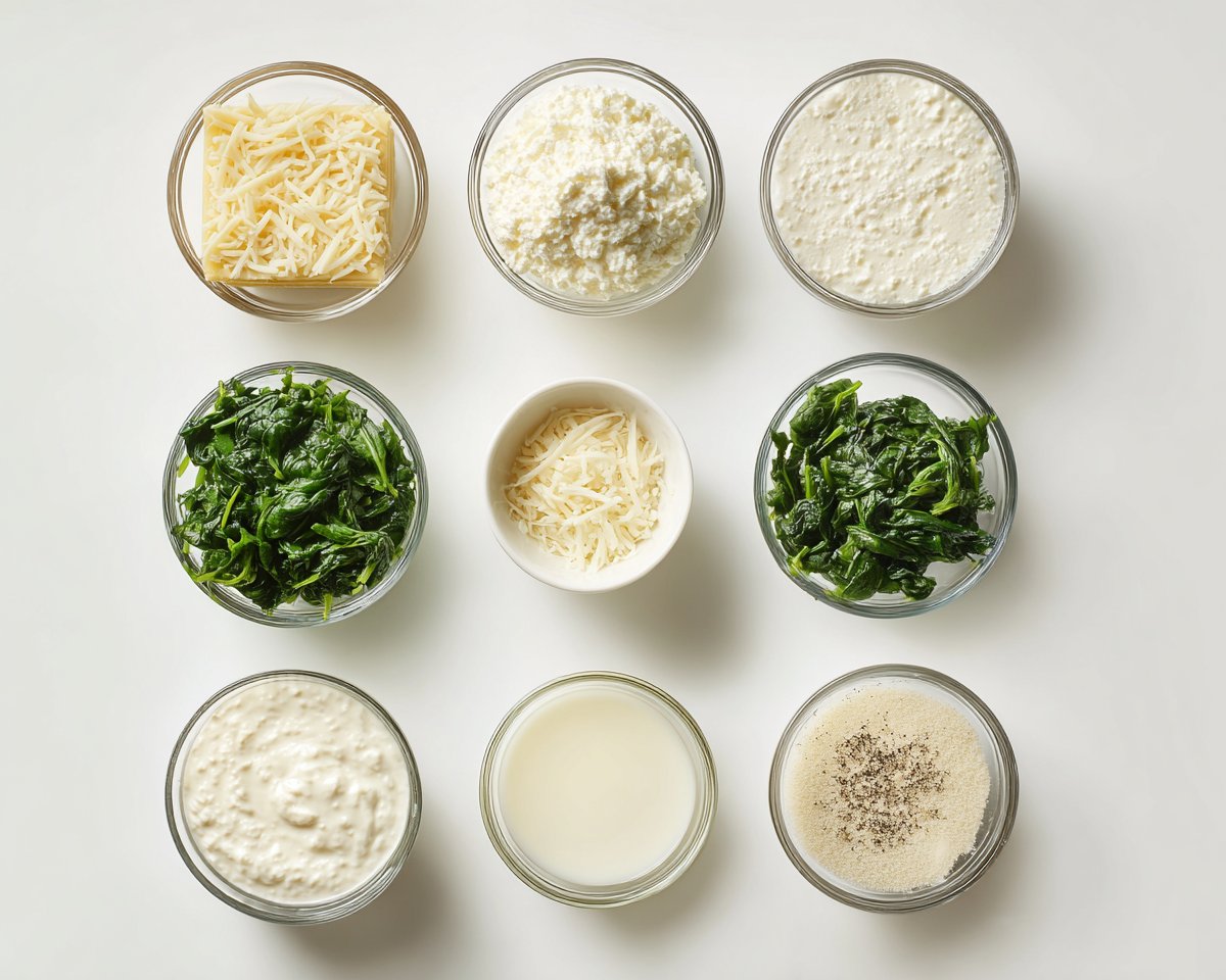 White Lasagna with Spinach