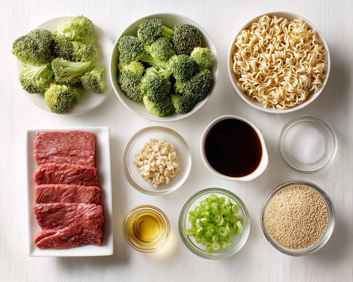 Slow Cooker Beef and Broccoli Ramen