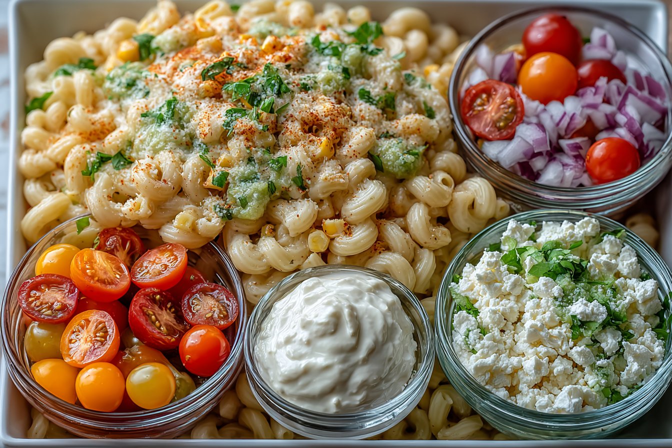 Mexican Street Corn Pasta Salad