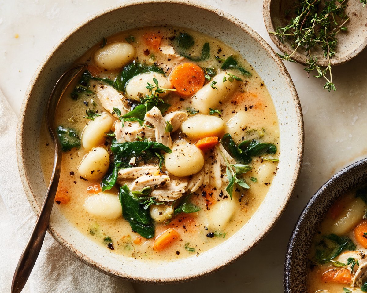 Copycat Olive Garden Chicken Gnocchi Soup