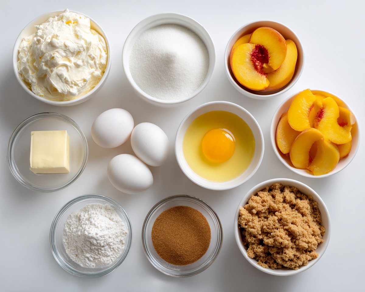 Peach Cobbler Cheesecake