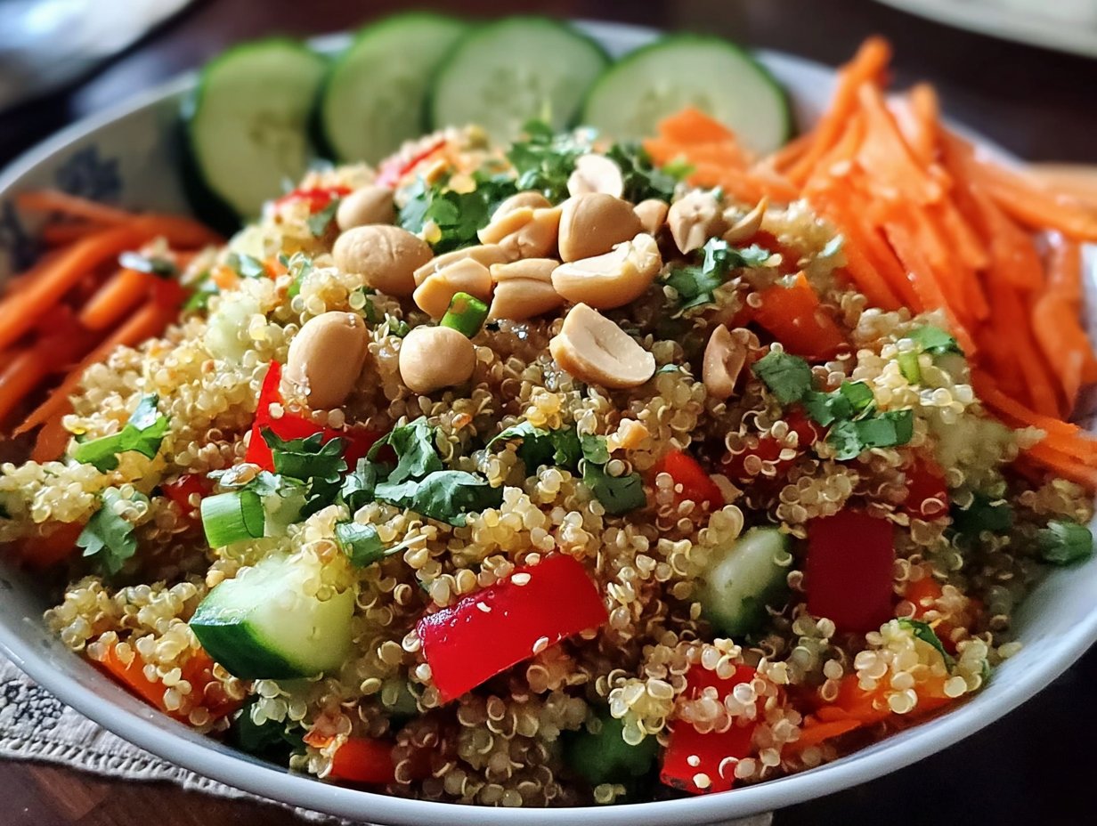 Thai Quinoa Crunch Salad: A Refreshing Healthy Delight!