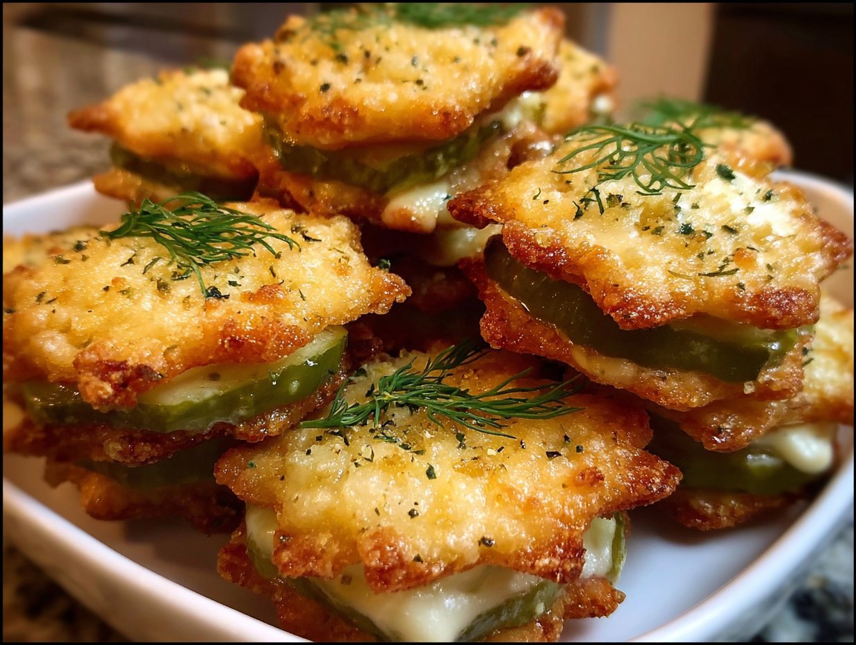 Dill pickle cheese Ritz bites