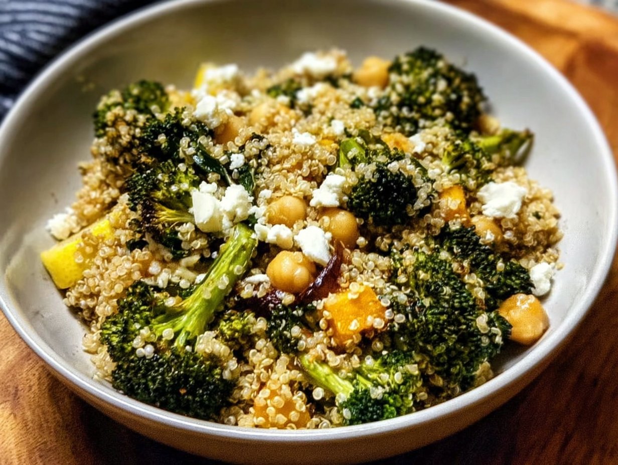 Delicious Roasted Broccoli Quinoa Salad for Healthy Eating