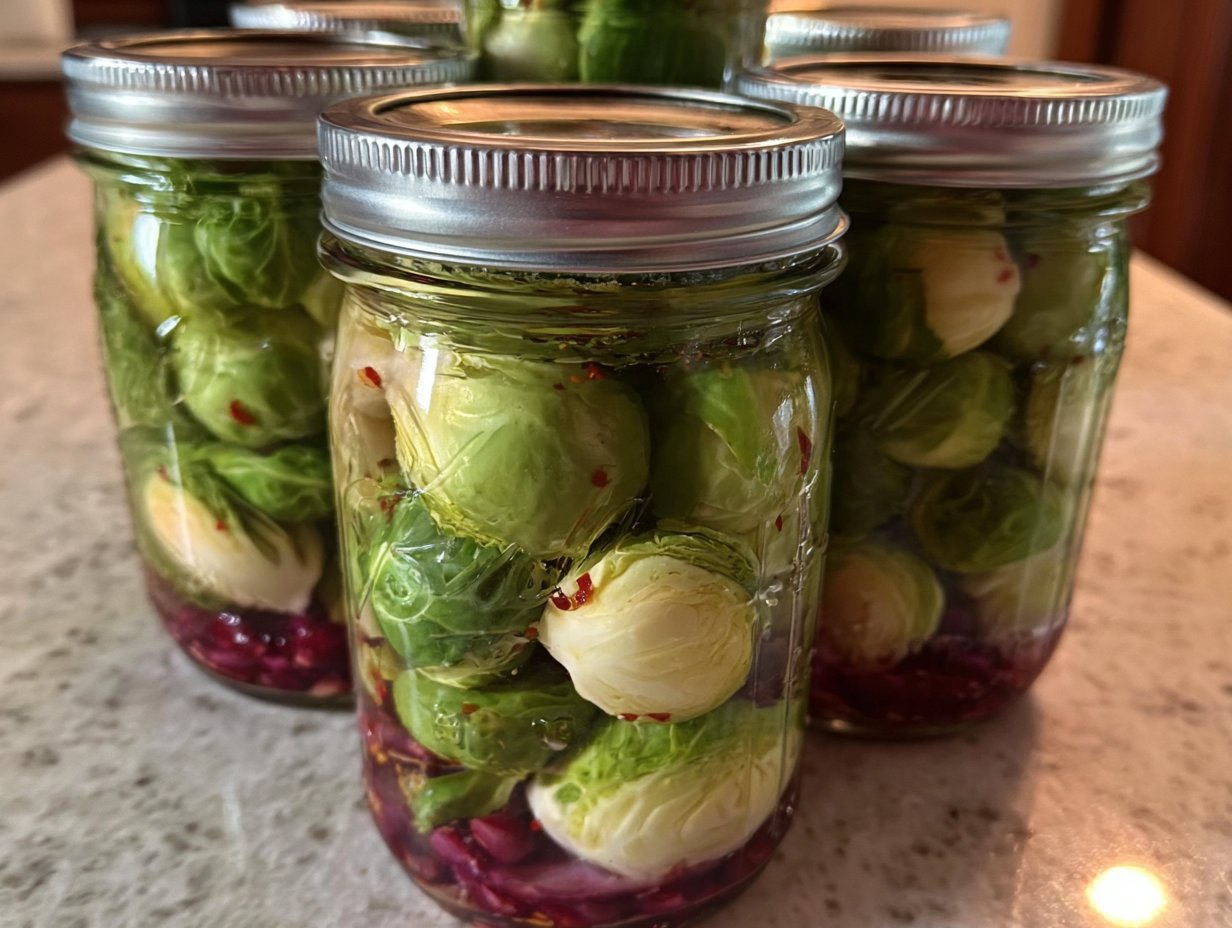 Easy Pickled Brussels Sprouts Recipe
