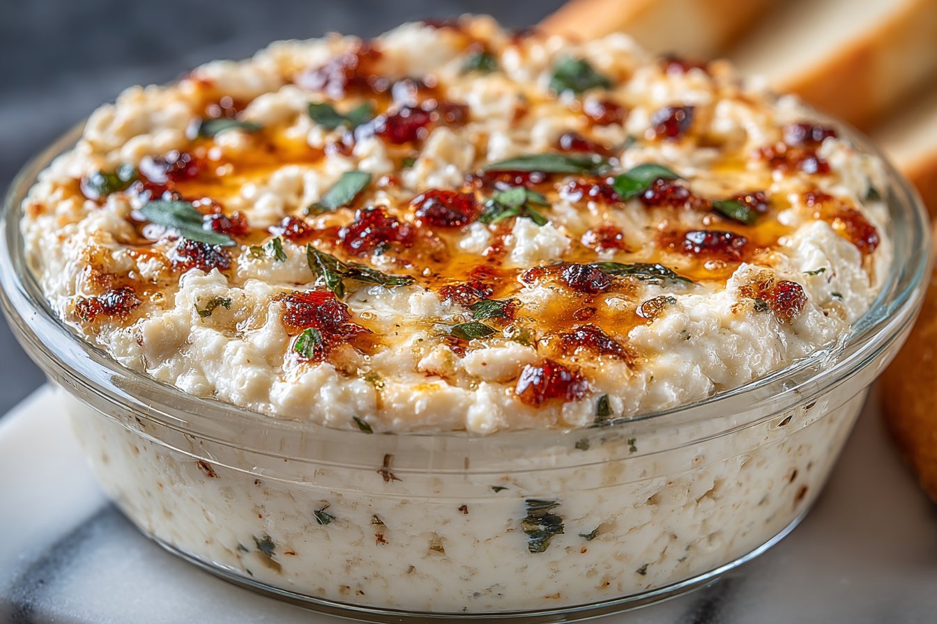 Ricotta Dip with Hot Honey