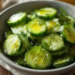 Pickle Juice Ranch Cucumber Salad