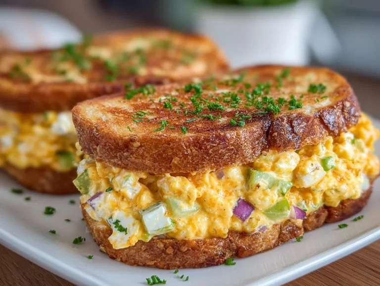 Bowl of crispy egg salad garnished with fresh herbs and spices