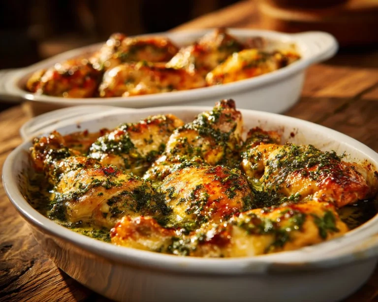 Delicious Crock Pot Marry Me Chicken served with pasta and herbs