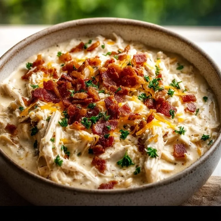 Delicious Crockpot Crack Chicken served in a bowl.