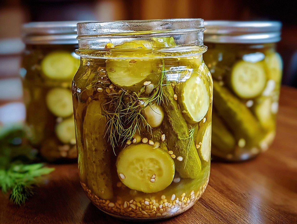 Easy Homemade Canned Dill Pickles