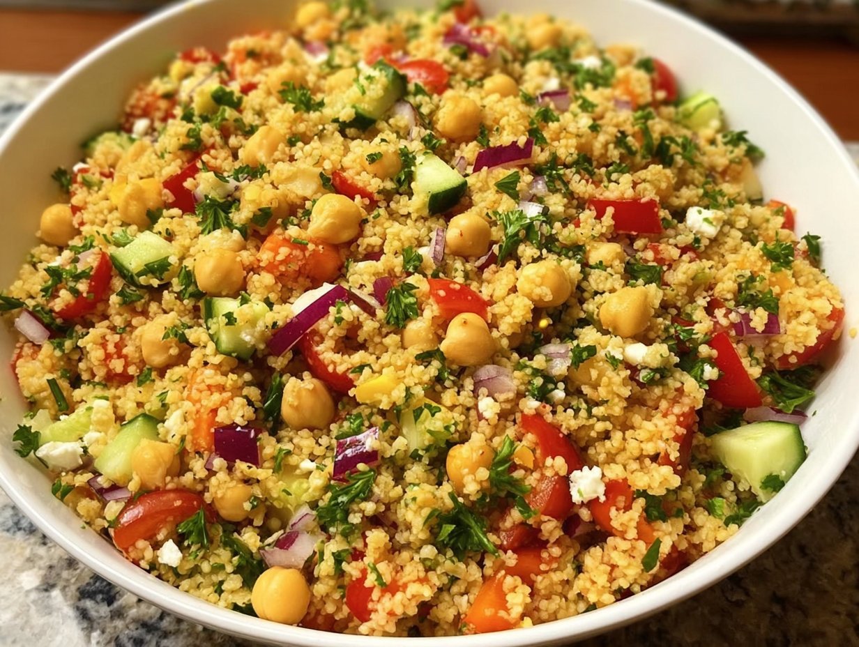 MEDITERRANEAN BULGUR SALAD RECIPE