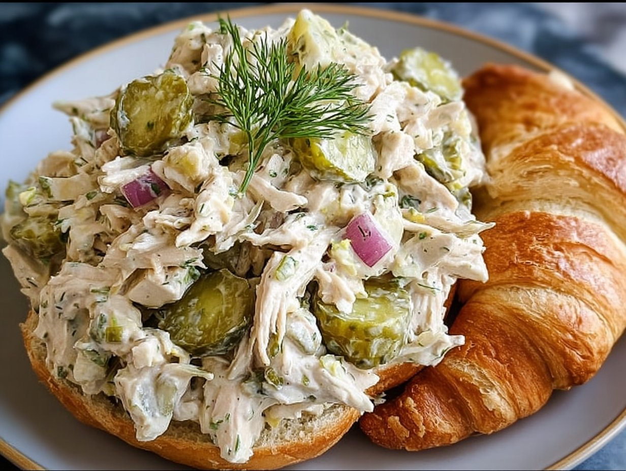 Flavored Dill Pickle Chicken Salad