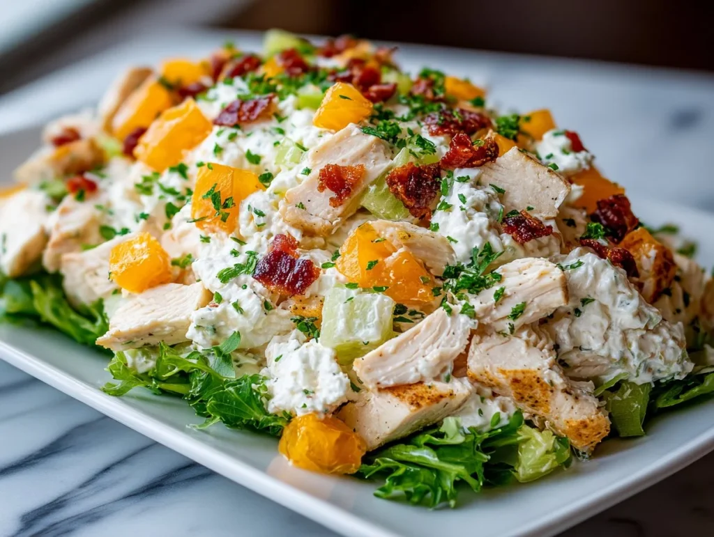 Delicious easy chicken salad recipe with fresh ingredients and vibrant colors