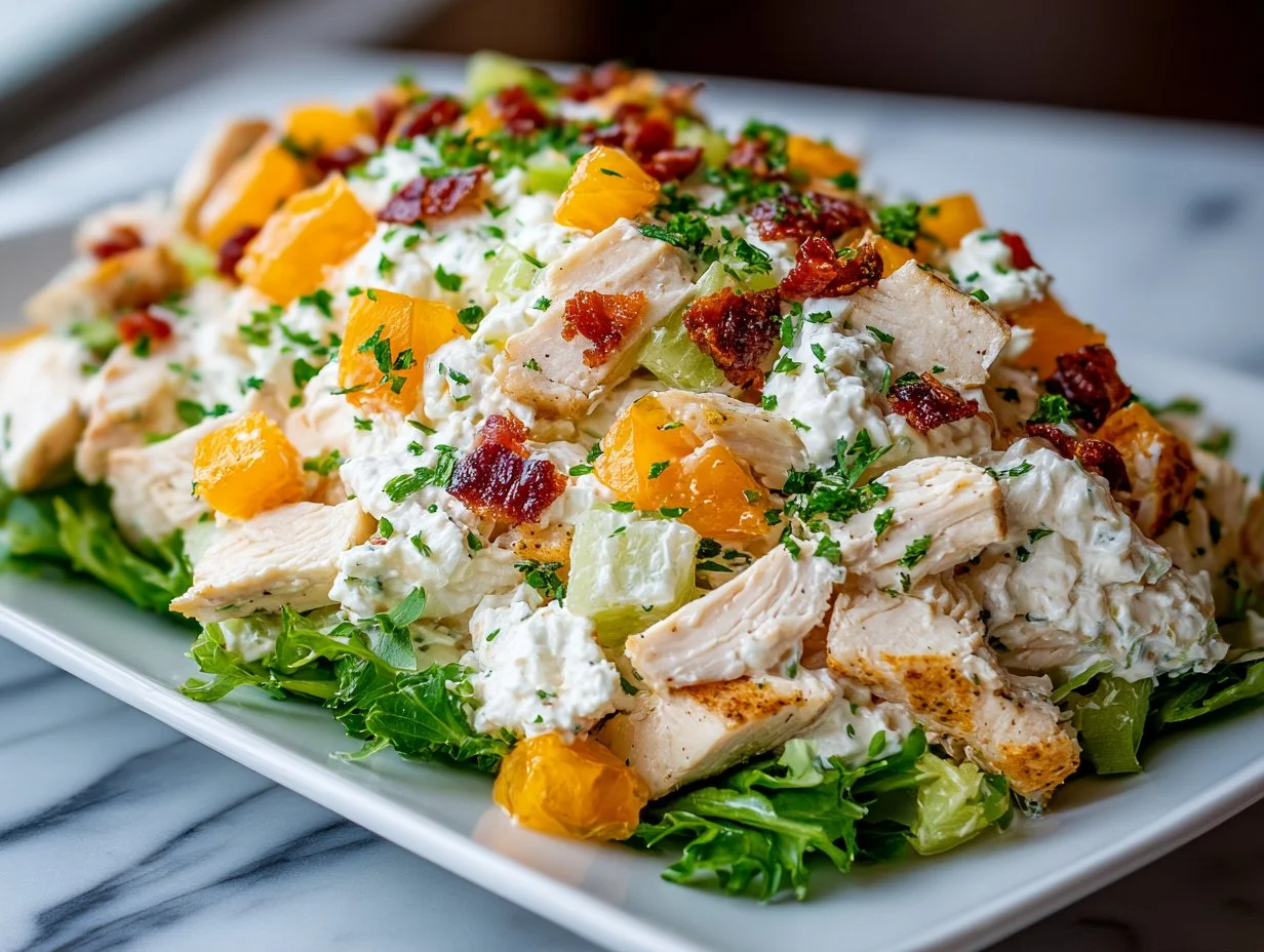 Delicious easy chicken salad recipe with fresh ingredients and vibrant colors