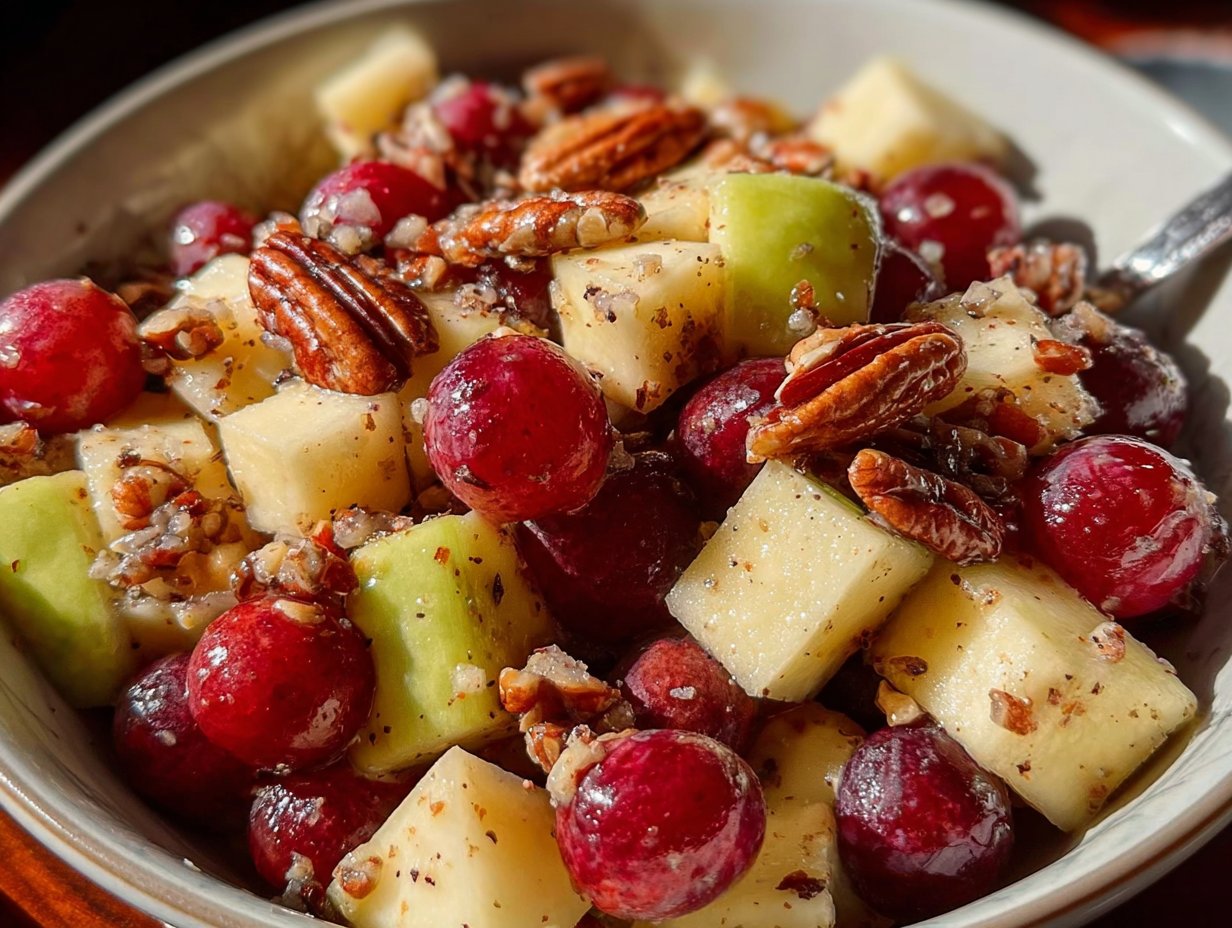Cinnamon Apple Grape Salad