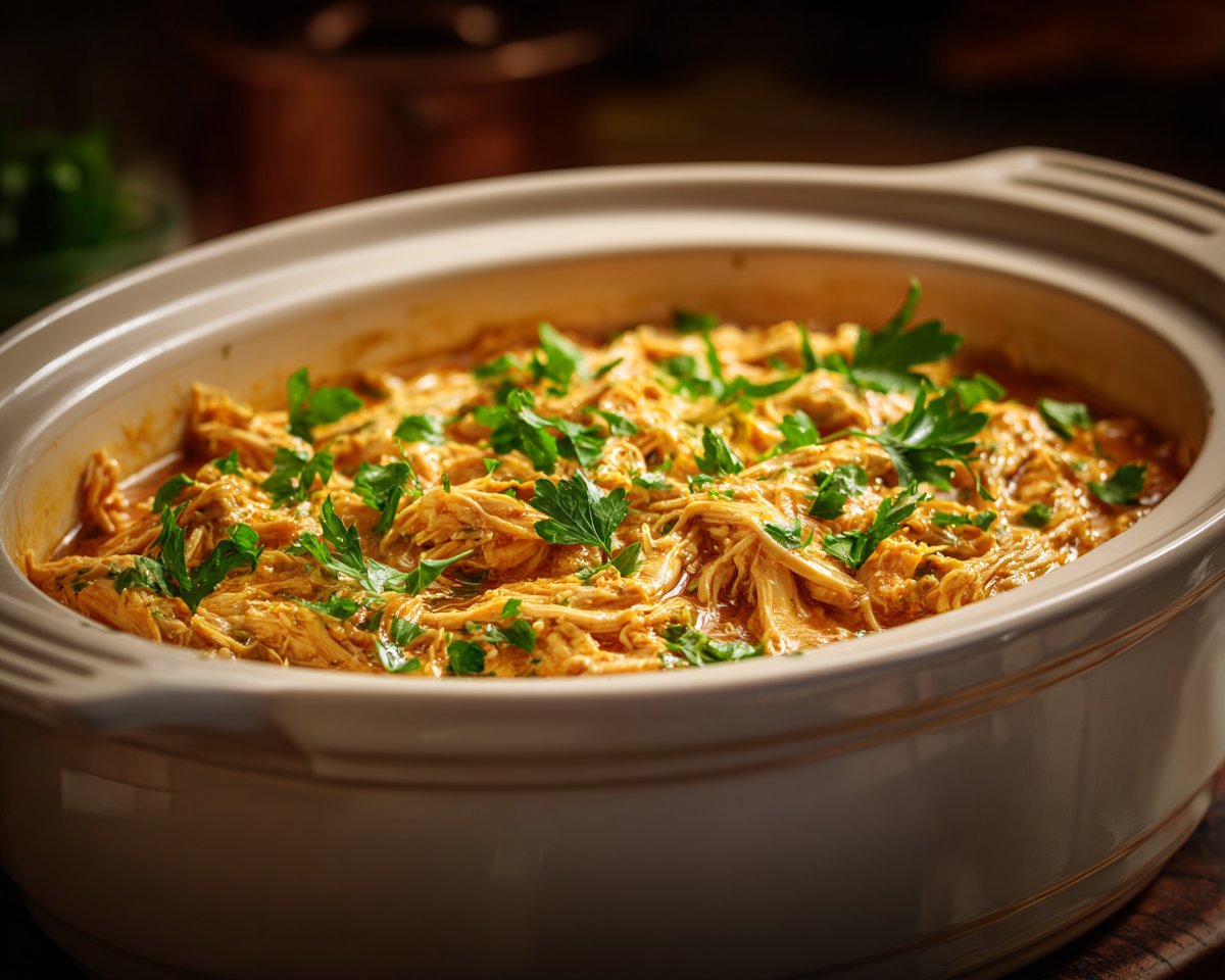 Crockpot Creamy Garlic Chicken