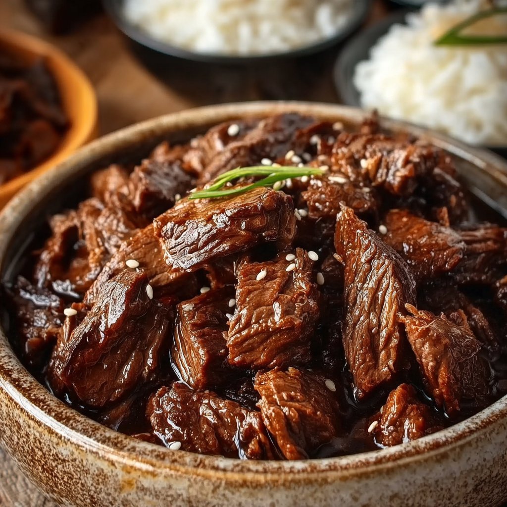 Easy Slow Cooker Korean Beef