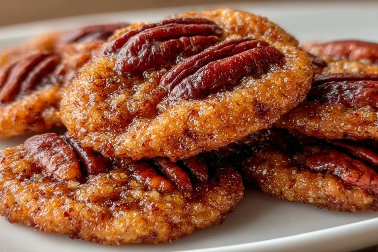 Crunchy Gingersnap Pecans with spicy ginger flavor