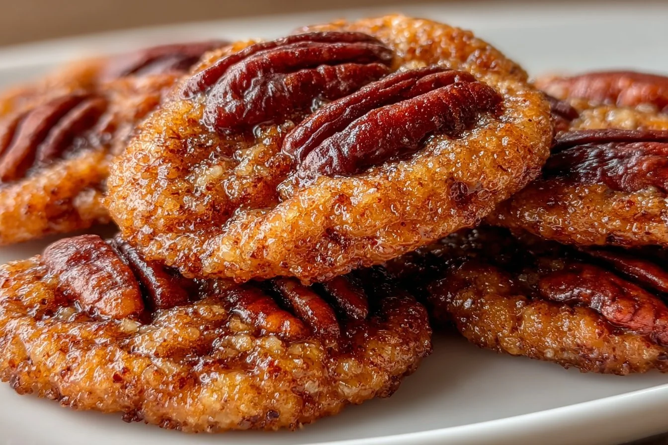 Crunchy Gingersnap Pecans with spicy ginger flavor