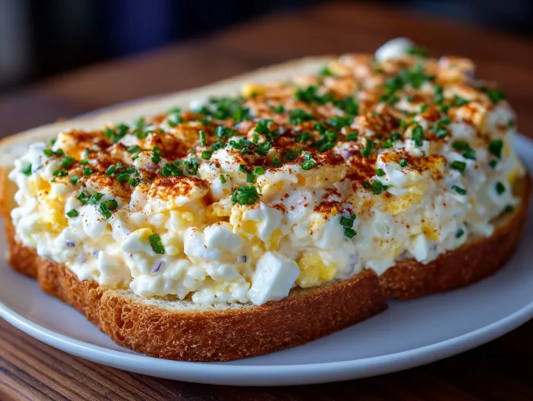 Delicious egg salad sandwiches inspired by Grandma Barb's traditional recipe