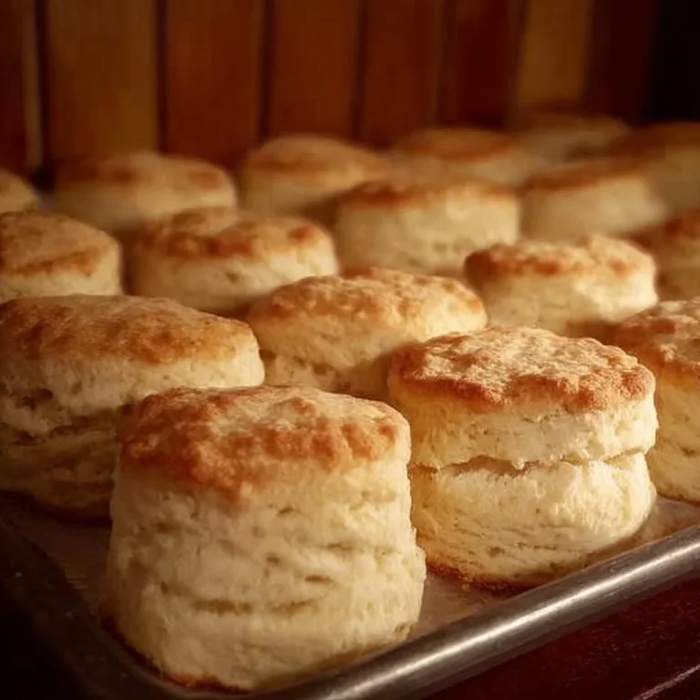 Delicious homemade biscuits made using grandmother's biscuit recipe