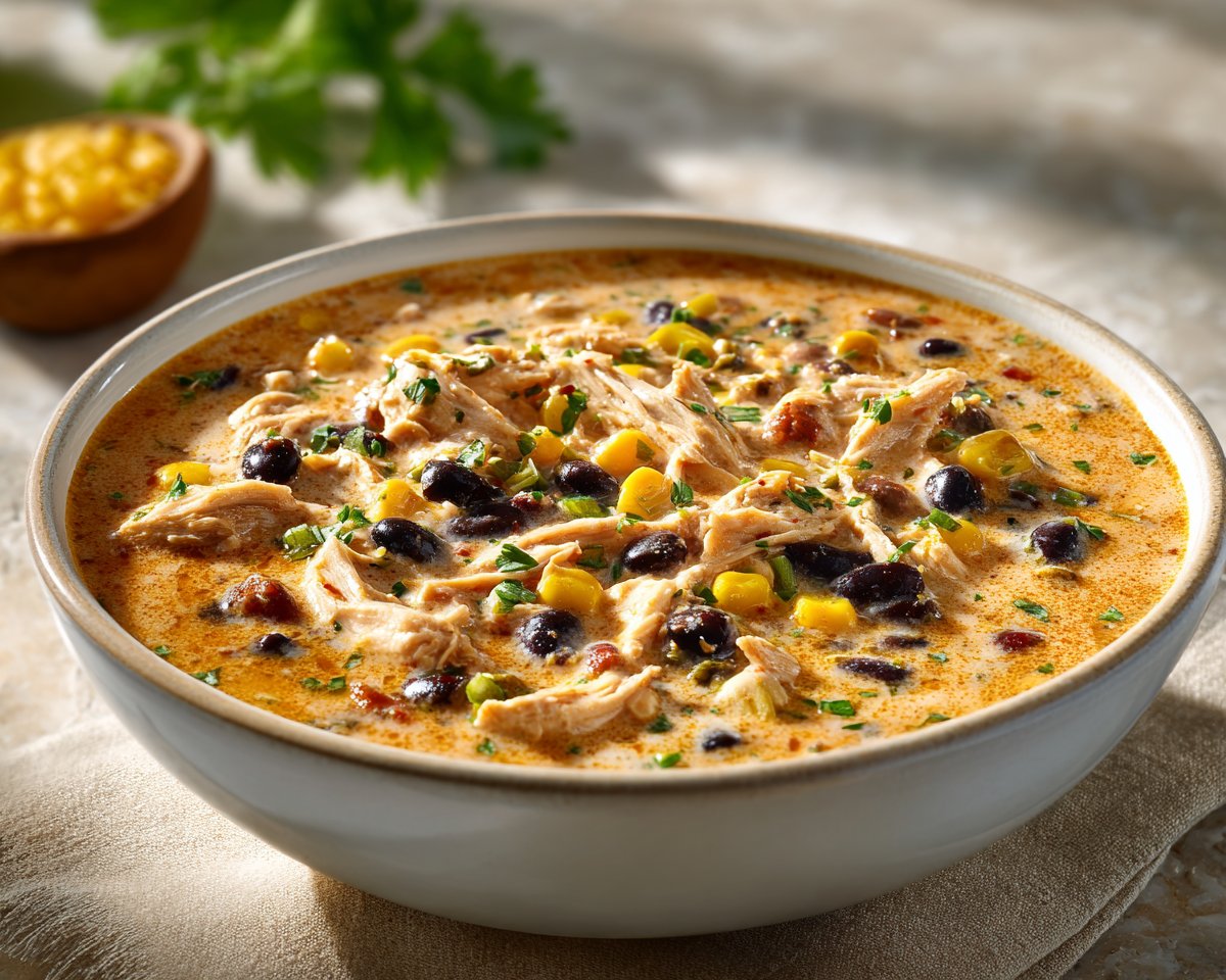 Crock Pot Cream Cheese Chicken Chili