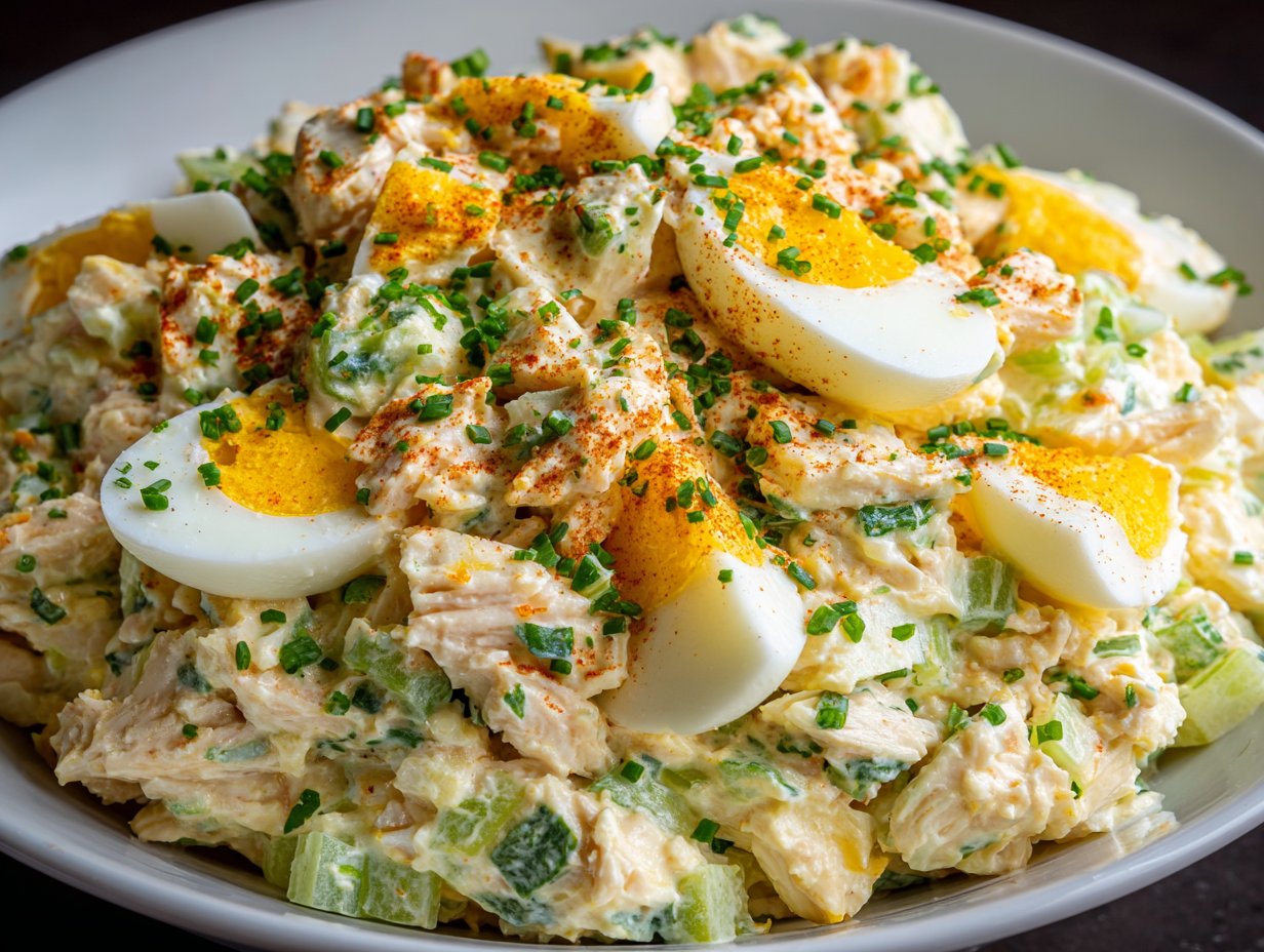 Old-Fashioned Chicken Salad with Eggs