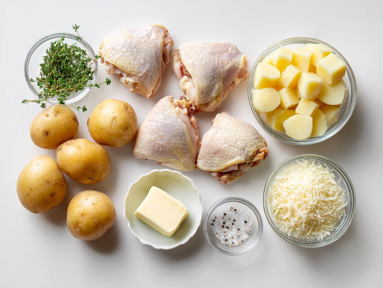 Crockpot Garlic Parmesan Chicken and Potatoes