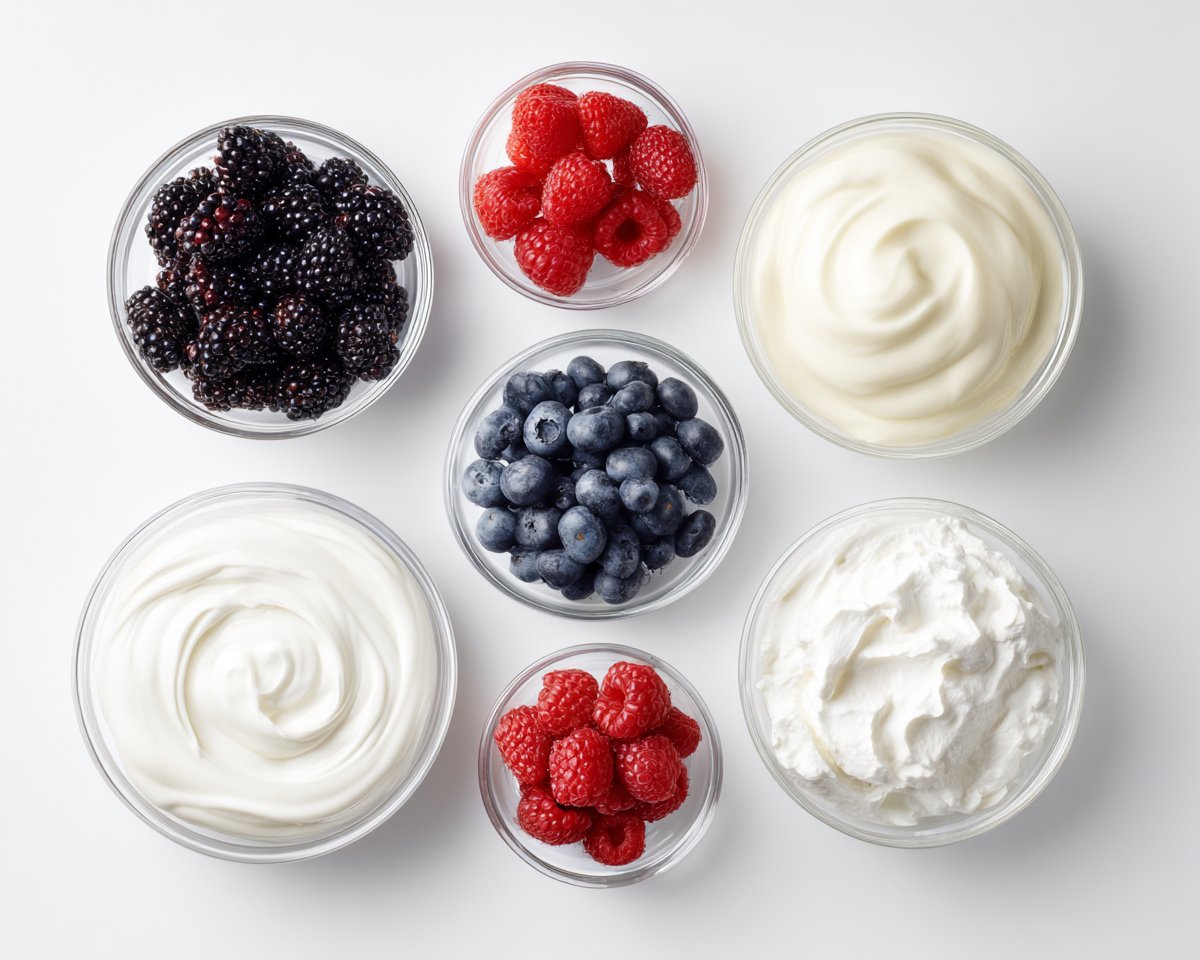 Mixed Berry Cheesecake Salad