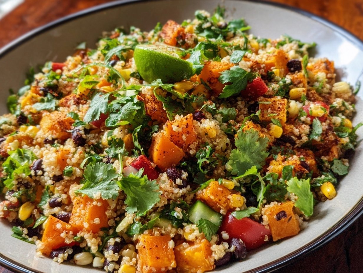 Autumn Butternut, Bulgur and Bean Salad