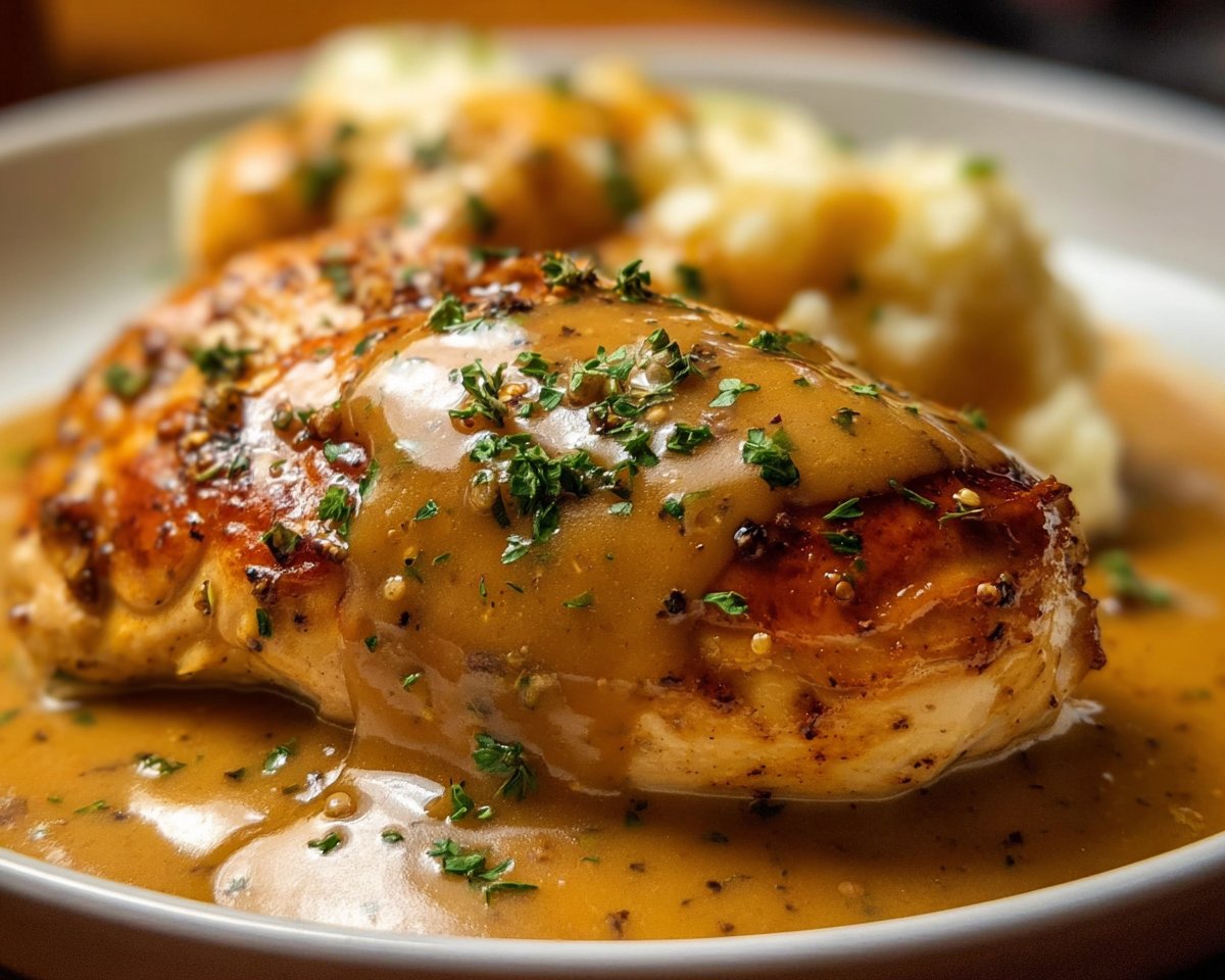 Slow Cooker Chicken Breasts with Gravy
