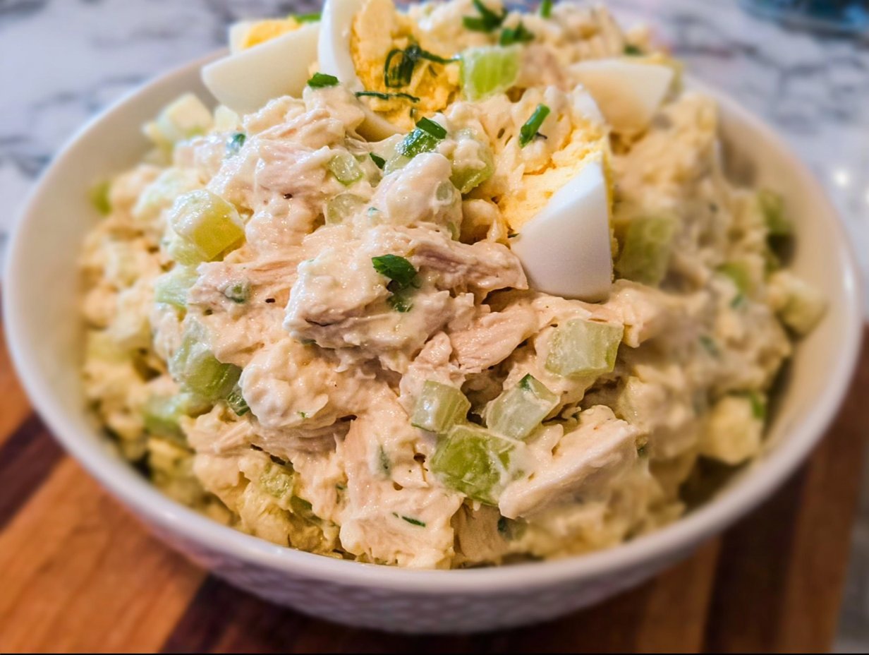 Old-Fashioned Chicken Salad with Eggs