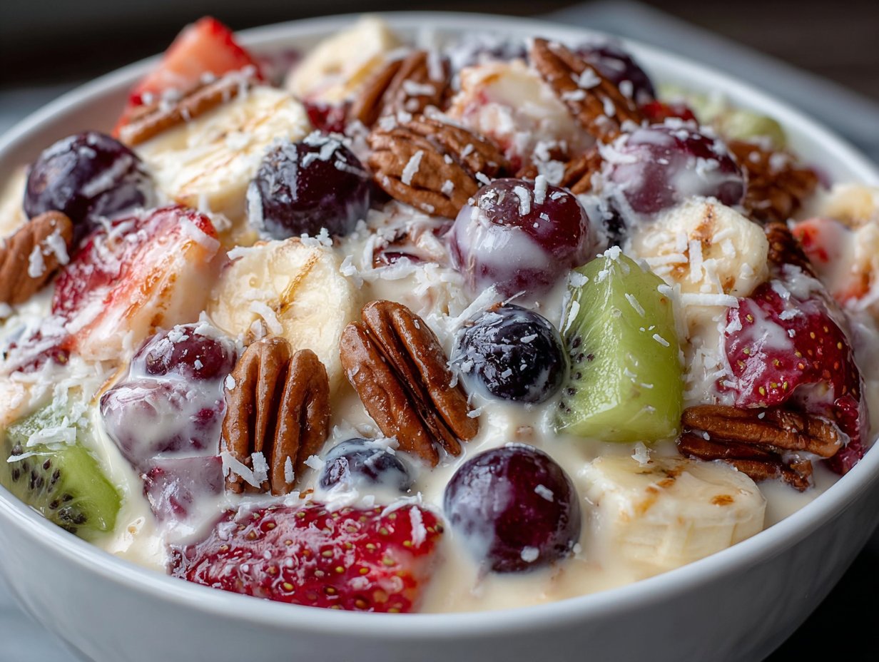 Condensed Milk Fruit Salad