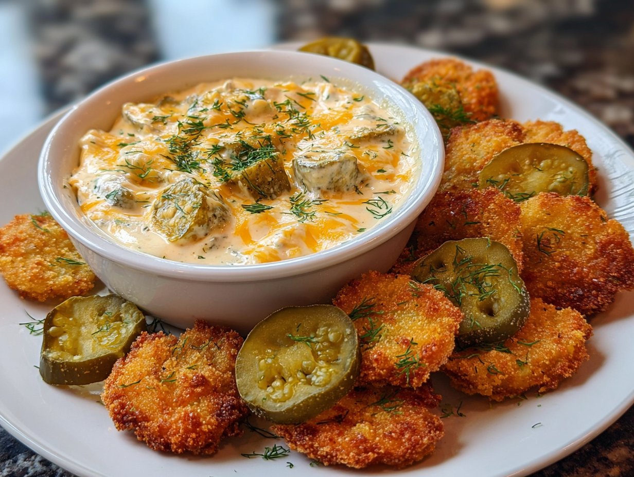 Hot And Cheesy Fried Pickle Dip Recipe