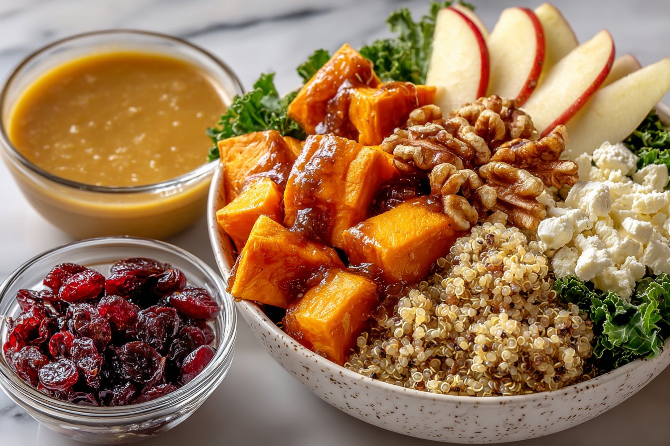Harvest Bowl with Fig Balsamic Vinaigrette