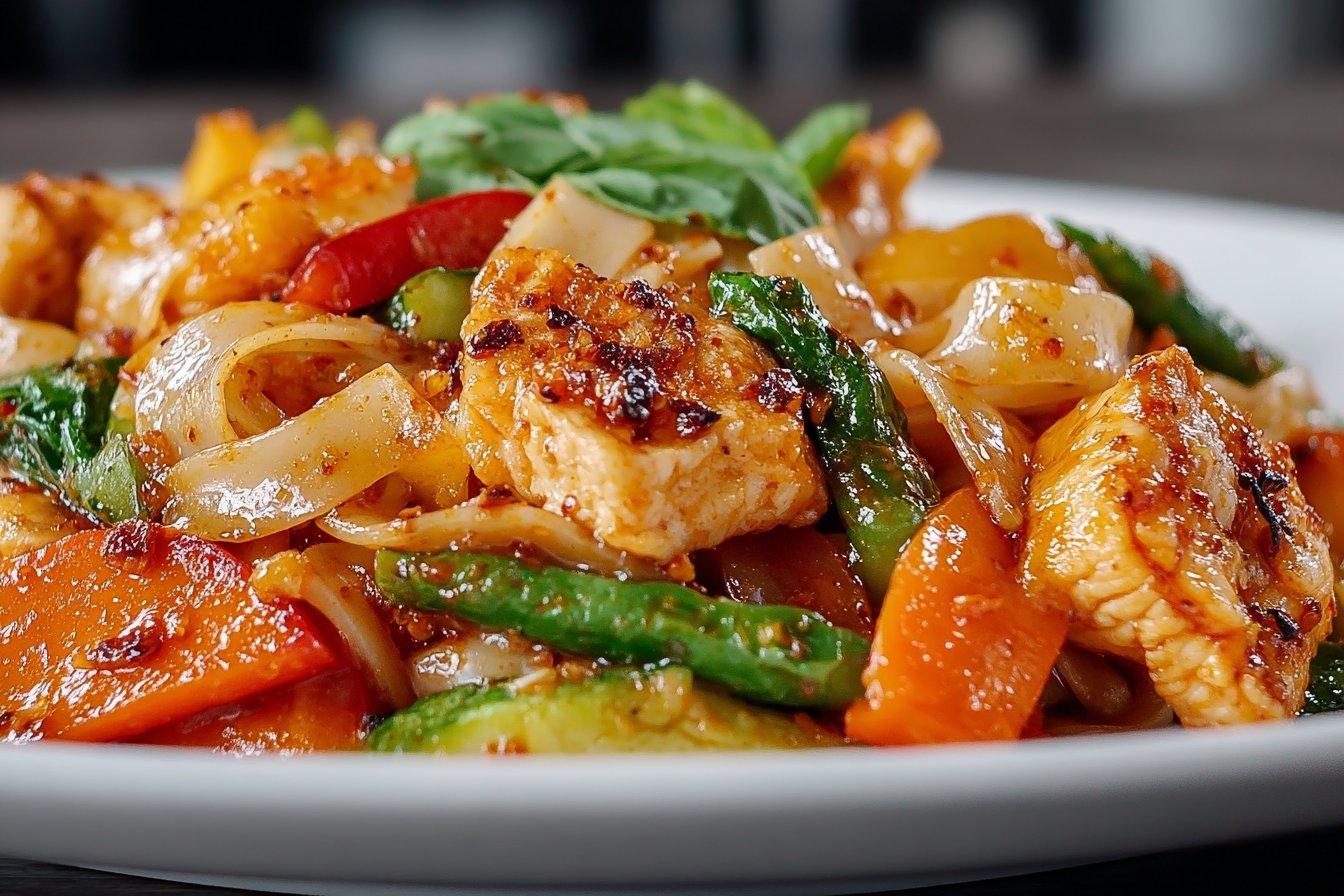 Thai Drunken Noodles - Pad Kee Mao