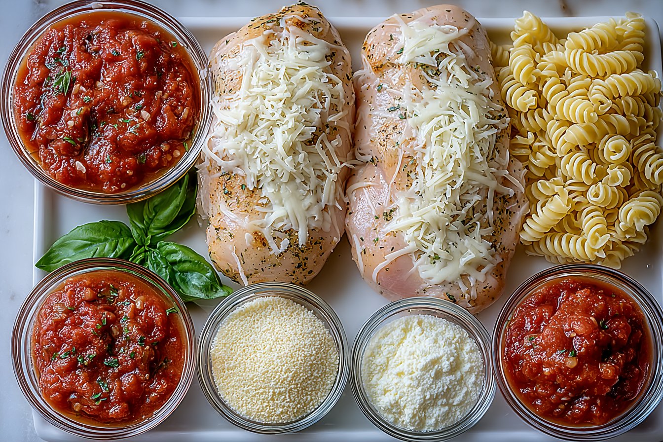Crockpot Chicken Parmesan Soup
