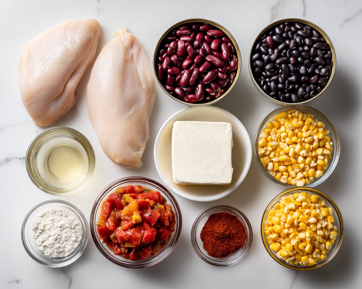 Crock Pot Cream Cheese Chicken Chili