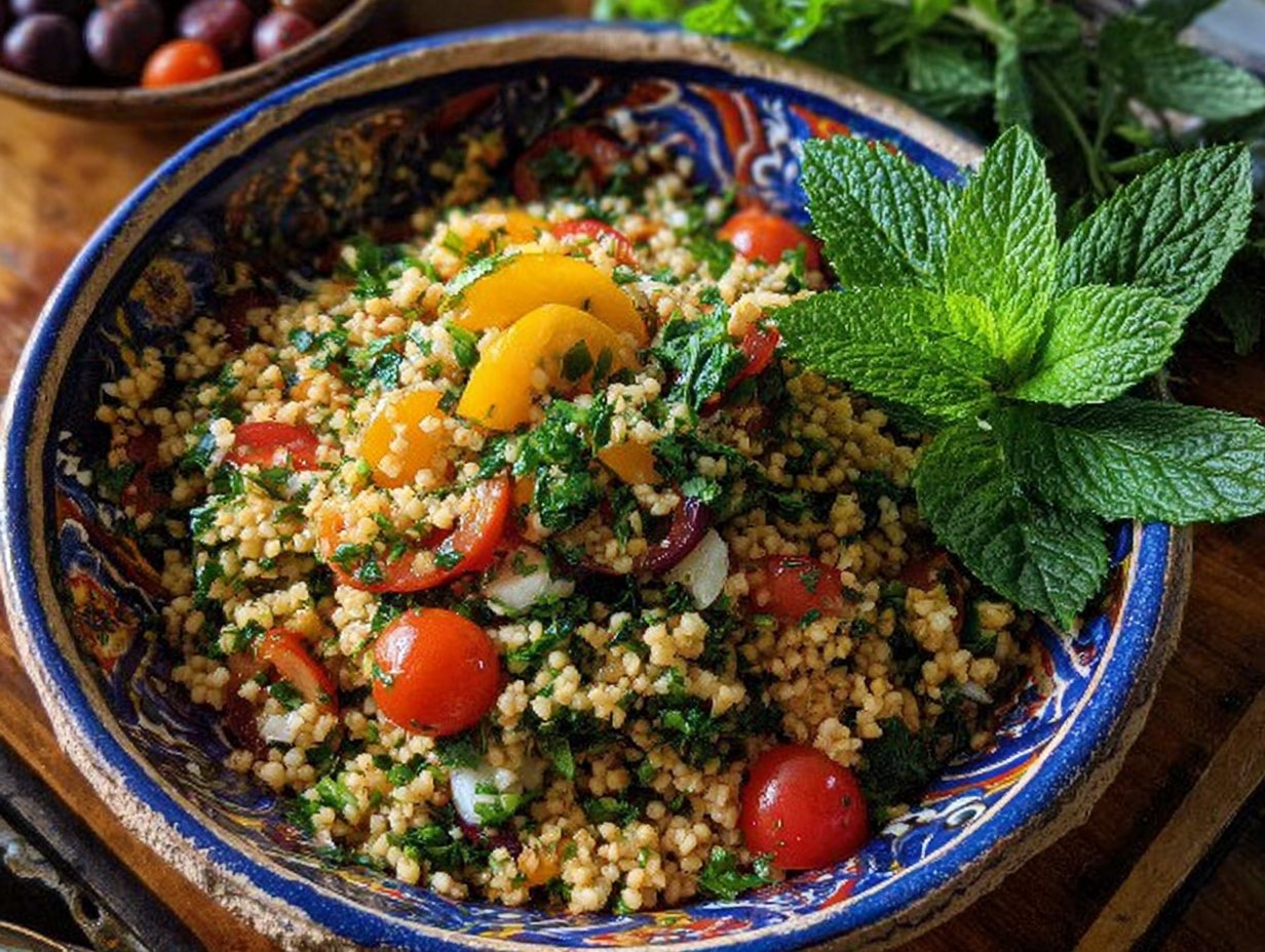 Bulgar Wheat Salad with Fresh Herbs
